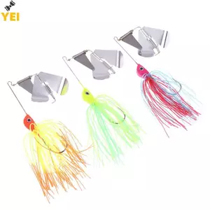 < YEI > 1 Cái Spinnerbait Mồi Câu Cá Wobbler Spinner Chữa Chatterbait Cho Bass Pike Walleye Câu Cá Biển Mới