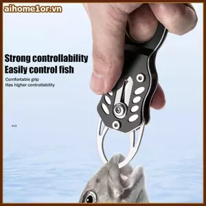 AIHOM Fishing Lip Grabber có dây buộc an toàn bằng thép không gỉ Lý tưởng để câu cá an toàn và dễ dàng,