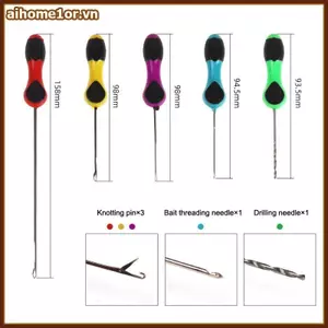 AIHOM Nhẹ Cá Chép Câu Cá Luộc Bộ 5 Tay Cầm Chống Trơn Trượt Đầu Kim Loại Cứng Lý Tưởng Cho Du Lịch Câu Cá & Cá Chép Câu Cá,
