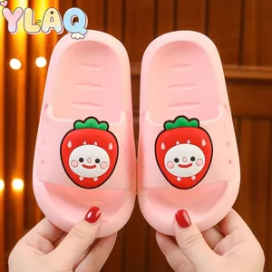 Trái Cây Dễ Thương Nhân Vật Hoạt Hình Dép Trẻ Em Chống Trơn Trượt Trong Nhà Phòng Tắm Cho Bé Trai Và Bé Gái Sử Dụng Hàng Ngày