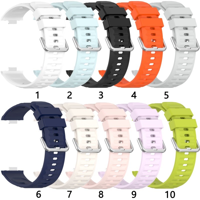Dây đeo mềm cho Huawei WATCH FIT 3 4 5 Pro Dây đeo cổ tay thay thế đầy màu sắc Dây đeo cho Huawei WATCH FIT5 FIT4 FIT3 Pro Vòng đeo tay silicon