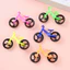 < Pluscloth > 12 Đồ chơi mô hình xe đạp Mini dành cho trẻ em có khớp di chuyển – Tượng nhỏ xe đạp bằng nhựa để trang trí văn phòng tại nhà Bộ quà tặng người đam mê xe đạp Mô hình xe đạp bền