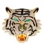 WEETW|Trâm cài, kim cương giả thông thường|Đầu Pin, Ba Lô Vàng Bạc Roaring Hợp Kim Động Vật Huy Hiệu Trang Sức