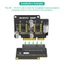 Bảng điều hợp âm thanh PCIE Mini góc phải BTM cho đầu nối tiết kiệm không gian XD05