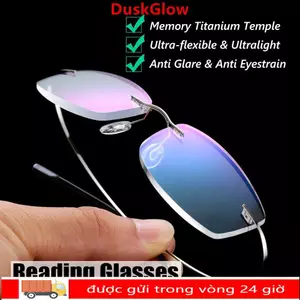 Kính đọc sách DUSKGLOW Nam Nữ Chăm sóc thị lực linh hoạt Kính mắt lão thị