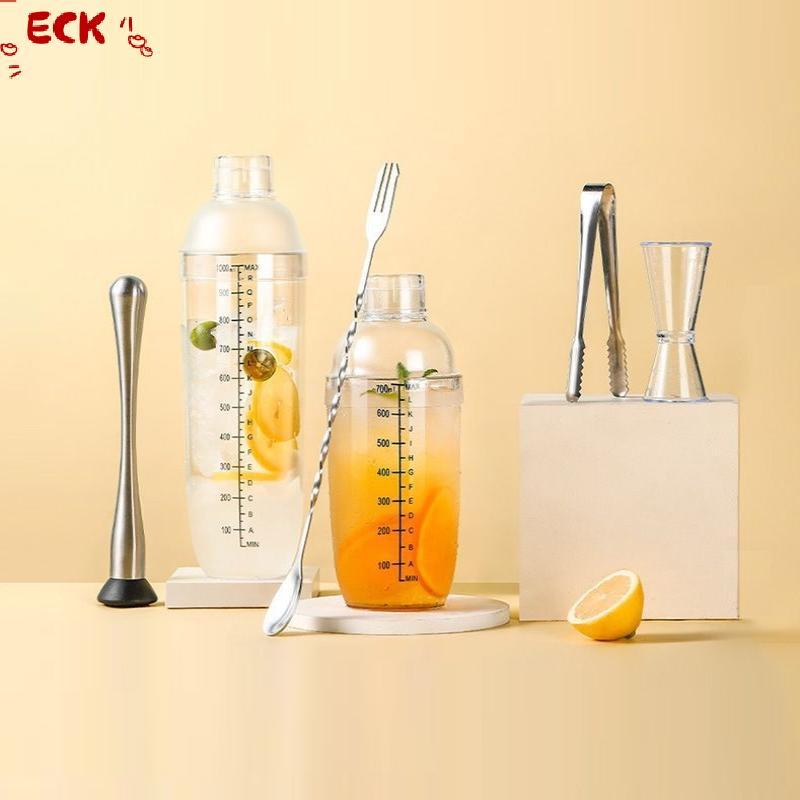 ECK 3 / 5 / 7 Chiếc Cotail Shaker Bộ Cotail Shaker Và Đo Jigger Bộ Đồ Uống Hỗn Hợp Tay Lắc Dụng Cụ Để Pha Chế Và Thanh Gia Đình HOT