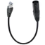 Cáp chuyển đổi XLR sang RJ45 5 chân / 3 chân, Nam / Nữ, 0,5m, dành cho Bộ điều khiển DMX, Điều khiển ánh sáng sân khấu, Bảng điều khiển âm thanh