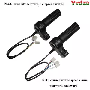 VVDZA E-Bike Twist Throttle Đen Twist Throttle Điện Đi Xe Đạp Tay Ga Grip