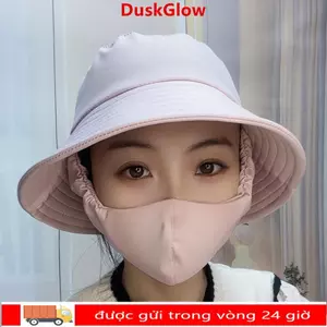 Mũ làm việc nông nghiệp DUSKGLOW, Mũ chống bụi có mũ hái trà, Mũ xô vành rộng thời trang Mũ chống nắng bốn mùa Thể thao ngoài trời