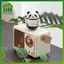 SWEET Nhật Bản Gốm Gấu Trúc Búp Bê Thủ Công Gấu Trúc Tumbler Đồ Chơi Luy Charm Tài Lộc Trang Trí Phong Cảnh Văn Phòng Nhà Trang Trí Bàn Làm Việc n