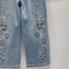 Rỗng Nóng Kim Cương Denim Quần Thẳng Nữ Mùa Hè 2026 Cao Cấp Rời Ôm Hơn Nhìn Retro Thêu Crop Quần