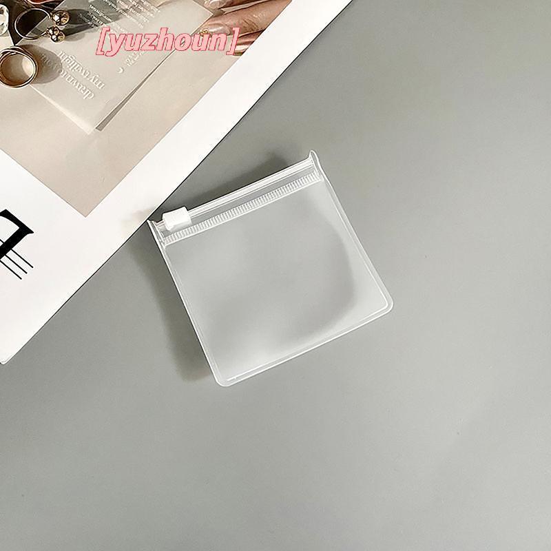 [yuzhoun] Túi đựng thuốc có khóa kéo, túi thuốc trong suốt tái sử dụng, túi đựng thuốc du lịch tự niêm phong, 1/5/10 chiếc