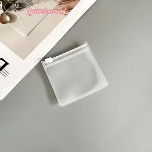 Túi đựng thuốc có khóa kéo, túi thuốc trong suốt tái sử dụng, túi đựng thuốc du lịch tự niêm phong, 1/5/10 chiếc