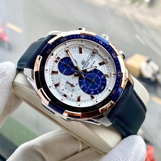 Đồng hồ nam dây da Casio Edifice EFR-539L-7CVUDF size lớn | Edifice EFR-539L-7C
