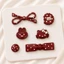 Set Charm Đỏ Cherry Hello Kitty & Thỏ Mini 🍒🎀 Charm Nơ Đỏ Ngọt Ngào Style Vintage Cute Hàn Quốc ✨