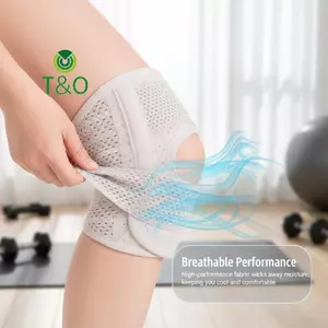 Hỗ trợ nén đầu gối để phục hồi chấn thương thể thao nhẹ thoáng khí khi chạy bộ và đi xe đạp [mới]
