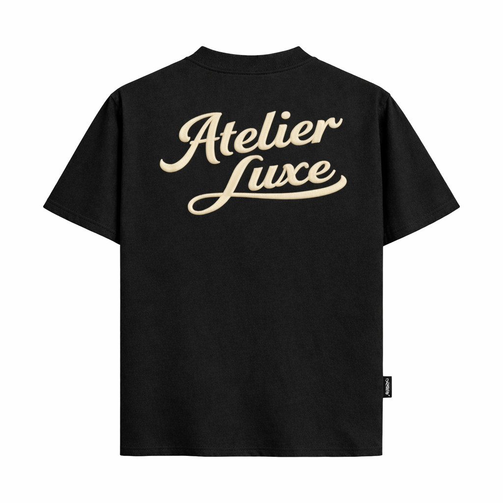 （Giao hàng 24h）Angela Áo Thun Atelier Luxe Boxy Tee Cotton 220gsm Local Brand Tay Lỡ Form Boxy Rộng Nam Nữ