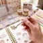 Nhíp lông mi giả FAVORITEGOODS, Nhíp dán cong có độ chính xác cao hoạt hình, Máy uốn mi chống tĩnh điện bằng thép không gỉ đa chức năng Nhãn dán cảnh thu nhỏ