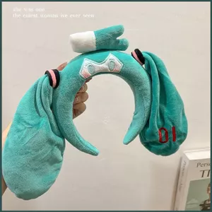 SQ Hatsune Miku Sang Trọng Mũ Trùm Đầu Tóc Vòng Hoạt Hình Dễ Thương Băng Đô Mũ Đội Đầu Nữ Phụ Kiện Tóc