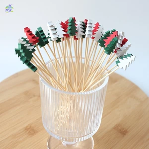 100 chiếc xiên tre dùng một lần cho phụ kiện tổ chức tiệc BBQ
