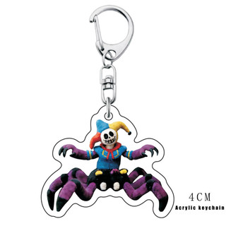 Poppy Playtime Chapter 5 Lily Lovebraids Keychain The Prototype Chum Chompkins Keyring Pendant Gift