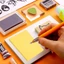 Khối khắc tem cao su BEABOUT, Cao su thạch Chất liệu mỏng Tem cao su DIY, Tem Tấm dính cao su mềm Màu hồng nhạt Khối khắc mỏng Đồ thủ công in