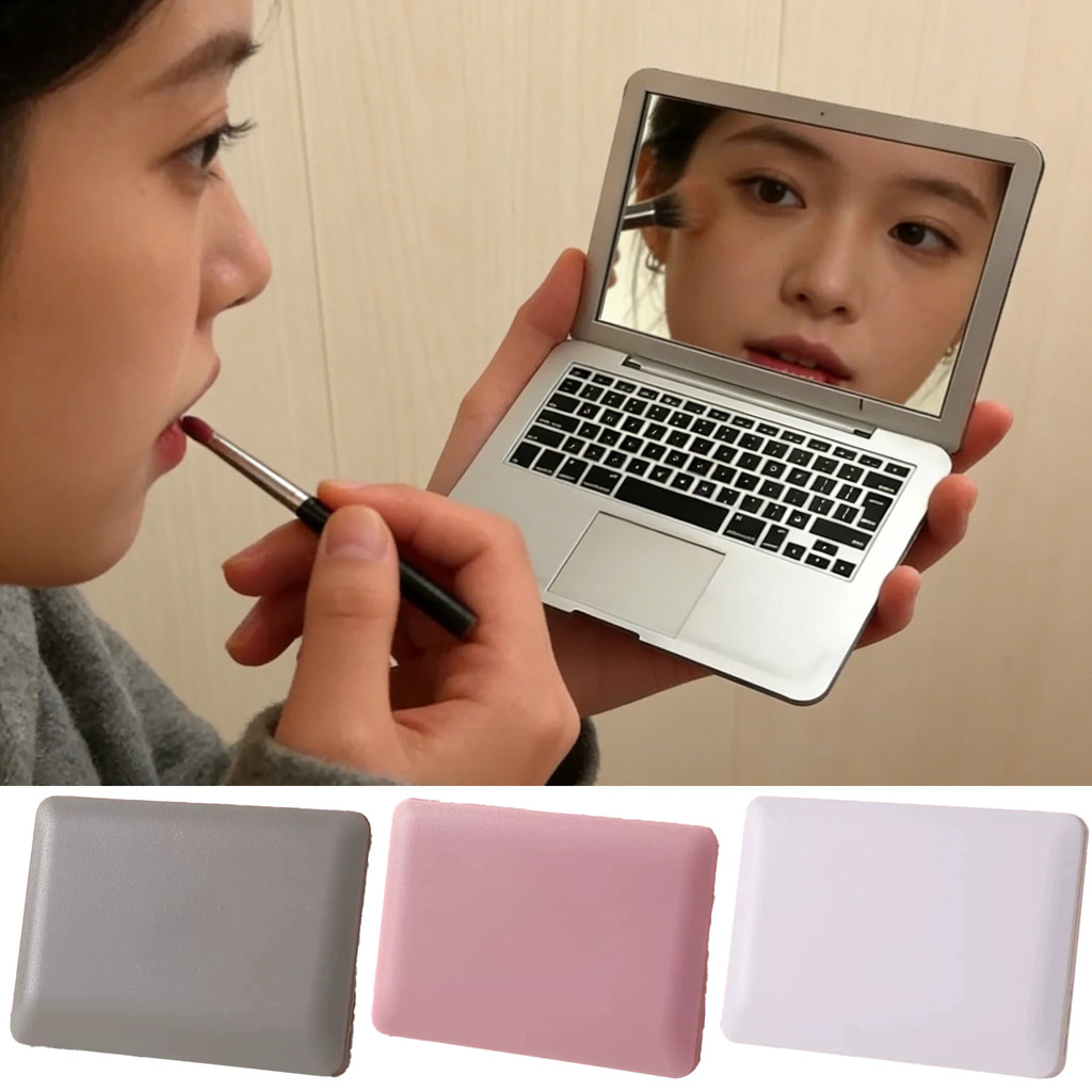 Mới Mini Gấp Gương Di Động Sáng Tạo Trang Điểm Gương Laptop Máy Tính Để Bàn Nhỏ Gọn Du Lịch Gương