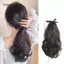 AqToCna Tóc Giả Đuôi Ngựa Nữ Lê Hoa Uốn Băng Hơi Xoăn Đuôi Ngựa Bím Tóc Giả Thời Trang Tự Nhiên Đuôi Ngựa Tóc Giả AqToCna