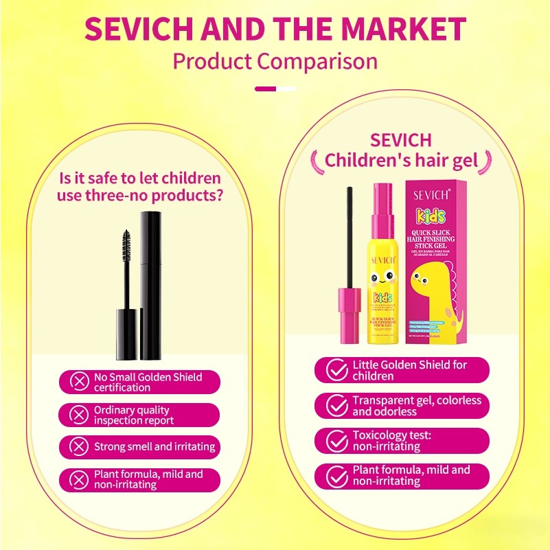SEVICH Children Broken Hair Finishing Stick 40ml Gel tạo kiểu tóc lâu trôi