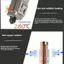 Bộ vòi phun AD5M cho Adventurer 5M Hotend Nâng cấp Khối sưởi gốm Hotend, 4 chiếc thép cứng 0,4mm Nosed