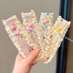 Retro Pháp Dệt Kim Tóc Vòng Ngọt Ngào Magic Miếng Dán Tóc Thiết Thực Gãy Tóc Dụng Cụ Cho Trẻ Em
