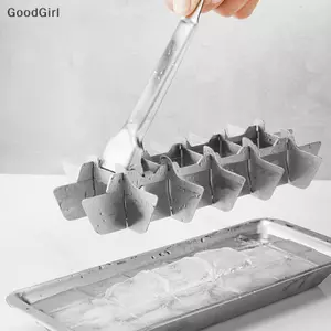 Khay làm đá viên bằng thép không gỉ cho tủ đông, Khay đá kim loại có cần gạt, Khay làm đá lấy cảm hứng từ cổ điển VN