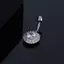 Tweehuj Dainsty Rối Bụng Nút Nhẫn Thép Không Gỉ Rốn Xuyên Zircon Hoa Rốn Xuyên Rốn Nhẫn Gợi Cảm Cơ Thể Trang Sức VN