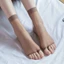 Tất nữ YOLOGO, Tất lưới hở ngón chân, Tất Nylon lụa trong suốt thoáng khí siêu mỏng thời trang dành cho nữ