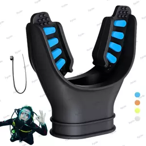 Ống ngậm lặn PYCOU Scuba, Ống ngậm lặn bằng silicon thoải mái vừa vặn, Thiết kế Tab chất lượng cao Chai khí Bộ điều chỉnh ống thở nhẹ Phụ kiện ống thở
