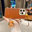 14 Mặt Dây Trơn Khung Xe Cao Cấp 1617promax Thích Hợp Cho Lỗ Dây Đeo Tay Kết Cấu Mịn Da Đỏ Apple Bảo Vệ 16e Năm Mới iphone1715 Da 14plus