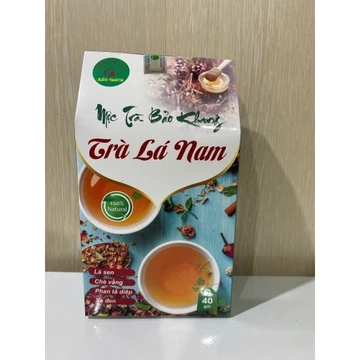 Hộp 40 gói trà túi lọc lá nam Bảo Khang, trà lá sen, chè vằng, phan tả diệp, búp ổi, giảo cổ lam