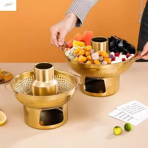 Lẩu Inox ZENZON, Lẩu Thái dày 20 / 22cm, Làm nóng nhanh chất lượng cao Mở rộng Chống bỏng Đôi Tai Lẩu Nhà bếp