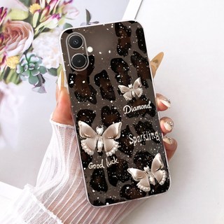 Vỏ Mới Cho Samsung Galaxy A07 4G 5G Vỏ SM-A075F SM-A076B Hoa Xinh Đẹp Mềm TPU Trong Suốt Ốp Lưng Silicon Cho Samsung M07 F07 Trường Hợp