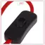 JRP 220V AC Dây Nguồn Có Cắm Công Tắc Vải Dệt Bao Mềm Dây Cáp 1,8 Mét Dây Nối Dài Cho Đèn Bàn JRP