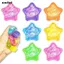 Đồ chơi bóp hình ngôi sao lấp lánh lấp lánh SMILE, Thiết kế lấp lánh Quả bóng căng thẳng Mini co giãn vui nhộn, Phục hồi chậm Màu sắc ngẫu nhiên Đồ chơi bóp hình ngôi sao cho hoạt động vui nhộn