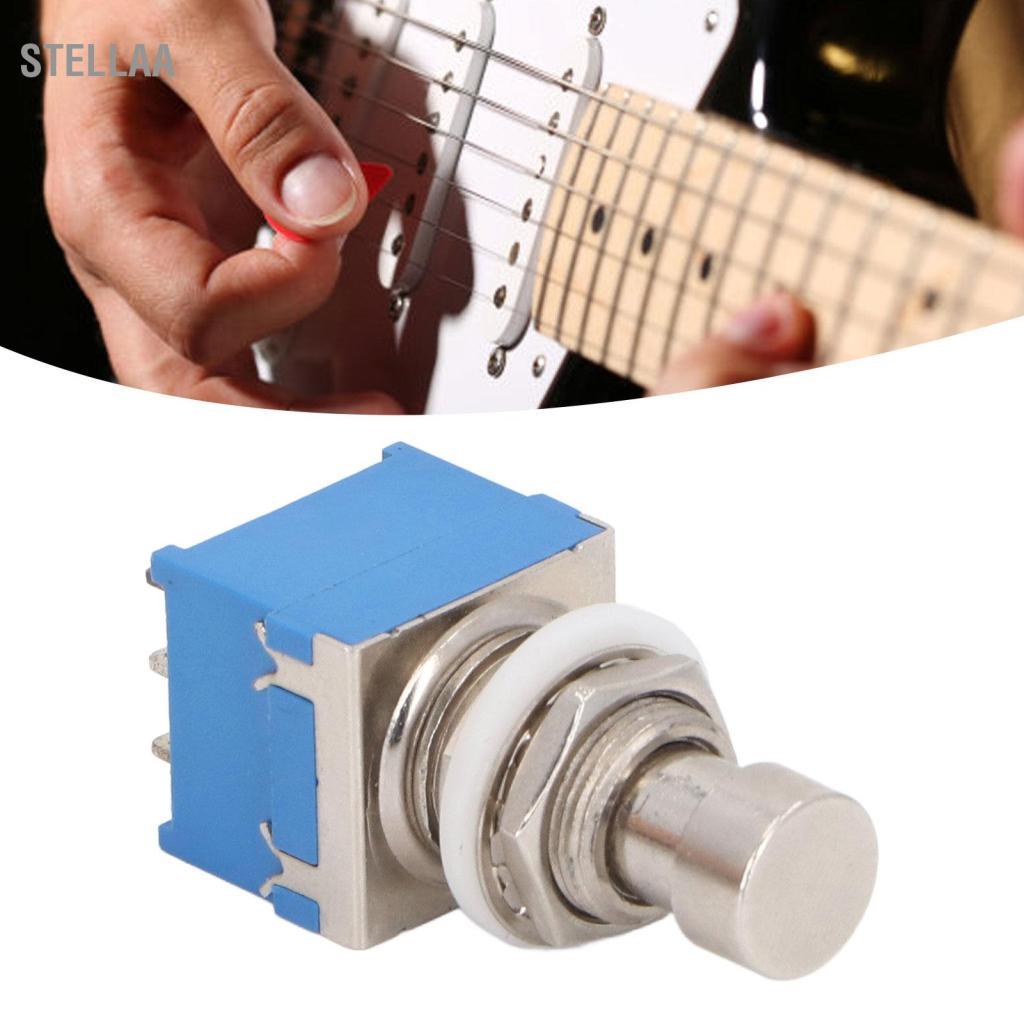 Stellaa Guitar Effect Pedal Footswitch 9 Pin 3PDT True Bypass Hiệu ứng Stomp Footswitch để thiết lập