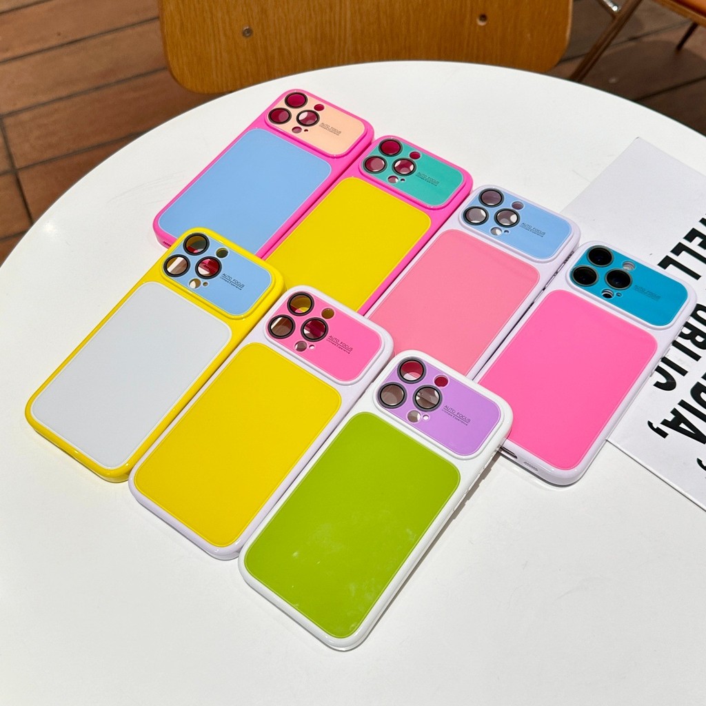 Thay đổi ngay lập tức sang màu tương phản Multipalamine iPhone14 / 13 Thích hợp cho vỏ điện thoại Apple 17 / 16 / 15PROMAX Vỏ chống sốc