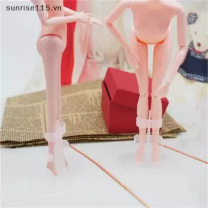 SRVN 10 Cái / lốc Phụ Kiện Búp Bê Hỗ Trợ Búp Bê Chân Giữ Trong Suốt .