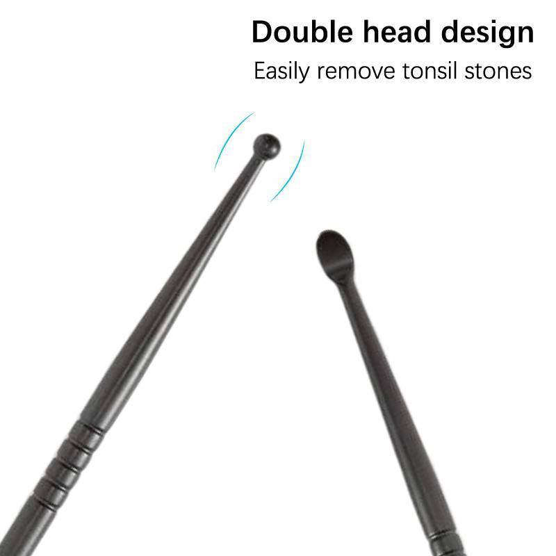 AN.MART 1 chiếc Dụng cụ lấy sỏi Amidan, Dụng cụ vệ sinh tai bằng thép không gỉ, Chăm sóc răng miệng, Dụng cụ chăm sóc sức khỏe
