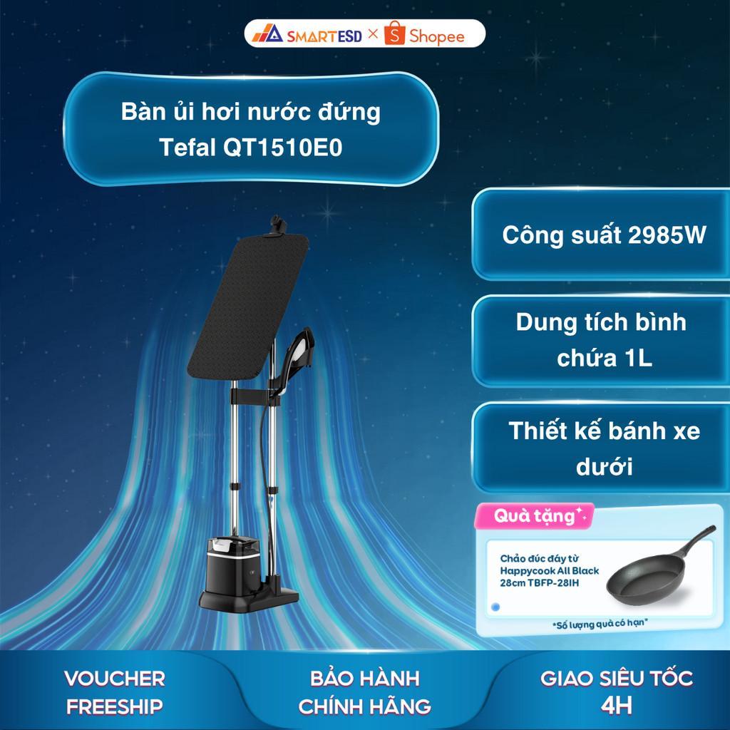 Bàn ủi hơi nước đứng Tefal IXEO Plus QT1510E0 - Thiết kế nhỏ gọn - Bảo hành chính hãng 24 tháng