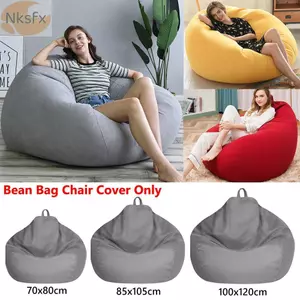 NKSFX Túi Đậu Lớn Tổ Chức Đồ Chơi Mềm Mại Thoải Mái Ghế Trang Trí Nhà Lười Lounger