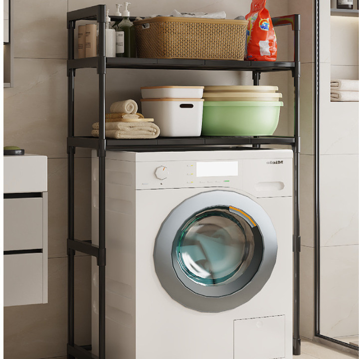Kệ Máy Giặt Đa Năng HomeMate 3–4 Tầng Khung Thép Carbon Chắc Chắn, Kệ Để Đồ Nhà Tắm Tiết Kiệm Không Gian