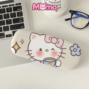 Hộp đựng kính mắt hoạt hình, hộp đựng kính chống rơi và chống áp lực, dễ thương và di động cho kính cận thị