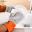 Găng tay rửa chén bằng bạc Thiêned, Bàn chải làm sạch nhà bếp chống thấm nước và chịu nhiệt và chống mài mòn. [VN]